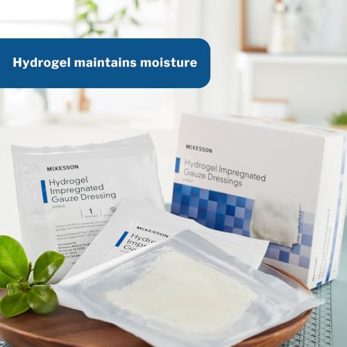 McKesson Hydrogel Impregnated Gauze Dressing, Sterile, 2 x 2 in, 10 ct miniatura 2