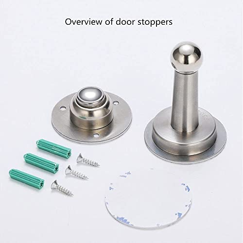 Tope de puerta anticolisión sin perforaciones para proteger el suelo 6