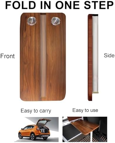 Folding Picnic Table – Wall Mounted Desk & Collapsible Table for RVs Campers Outdoor Dining Space Saving Furniture Easy Setup Portable Picnic Solution