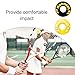 XIXILINRUIYUN 4 Piece Rubber Tire Shape Vibration Dampener Perdurable Tennis Racket Shock Absorber Soft Tennis Accessory Great for Tennis Players (Yellow&Black)