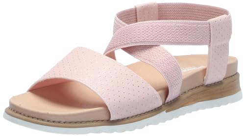 Dr. Scholl's Shoes Islander Kids Flat Sandal Pink Sparkling Dots 13 M