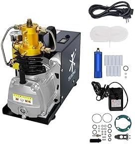 TUXING Compresor Pcp, versión de parada automática ajustable de 4500Psi, compresor de aire PCP, bomba de alta presión, bomba de refrigeración por