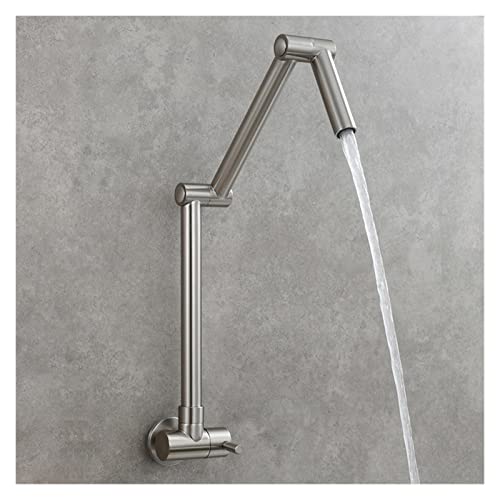 Rubinetto rotante del lavabo della lavandino del lavandino della lavandino del lavabo della lavanderia del lamiere del lavaggio del rubinetto della lavanderia(Brushed)