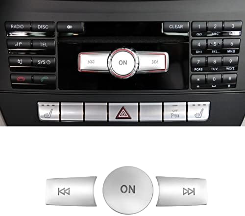 Jaronx for Mercedes Benz Radio Button Cover Stickers W212/W166/X204/W204