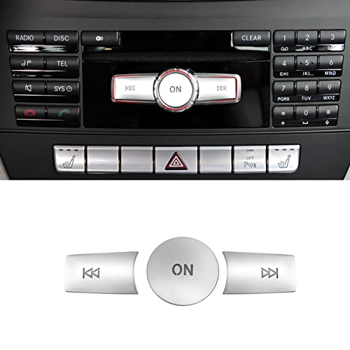 Jaronx Mercedes Radio Button Cover Stickers