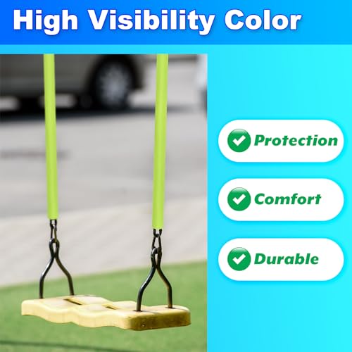 image for Cosmos 2 Pcs Swing Chain Cover Swing Handle Grip Sleeve for Playground