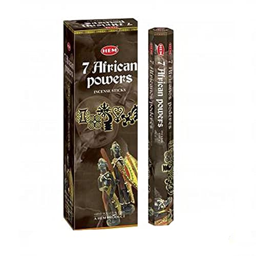 Seven African Powers - Box Of Six 20 Gram Tubes - Hem Incense #TOP7
