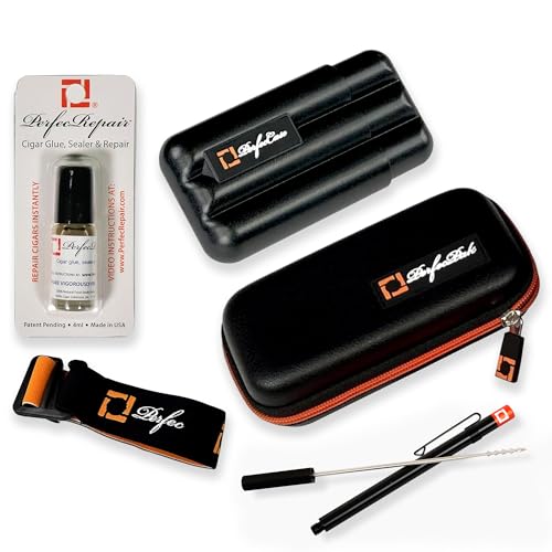 Perfec - PerfecDraw Patented Cigar, PerfecRepair Cigar, PerfecCase 3-Finger Cigar, PerfecPak Compact Cigar and PerfecStrap Elastic Quick-Connect Strap Bundle