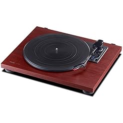 TEAC TN-180BT-CH Tourne-Disque analogique 3 Vitesses avec égaliseur Phono et Bluetooth Cerise - Les Beatles, Paul McCartney, John Lennon, RIngo Starr, George Harrison TEAC TN-180BT-CH Tourne-Disque analogique 3 Vitesses avec égaliseur Phono et Bluetooth Cerise – Image 3