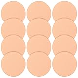 12 spugne rotonde per il trucco, spugnette per cipria, applicatore per fondotinta liquido, trucco, cosmetici, detergente, bagnato e asciutto, doppio uso