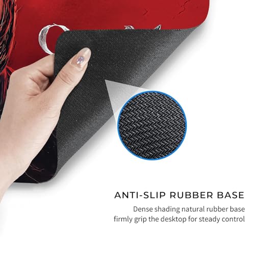 Image of BESTOR Extended Gaming Mouse Pad 90x45cm Large Deskmat - Ultra Smooth Speed Surface with Stitched Edges, Anti-Slip Rubber Base, 3-Layer Premium Build, Non-Slip Keyboard & Mouse Mat for Gaming