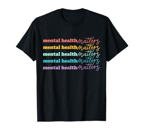 Salud Mental Matters Regalo Concientización sobre la enfermedad cerebral humana Camiseta