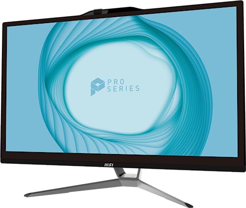 Image of msi PRO AP222T All-in-One Desktop: Intel Core i3-13100, 8GB DDR4 2666MHz, 512GB NVMe SSD, Anti-Flicker, Less Blue Light, BT 5.0, Windows 11 Pro: 13M-004US