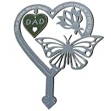 Artibetter Decorazione da Giardino Commemorativa, Picchetto Commemorativo per Giardino e Cimitero, in Ferro, Facile da Installare, Resistente All’usura
