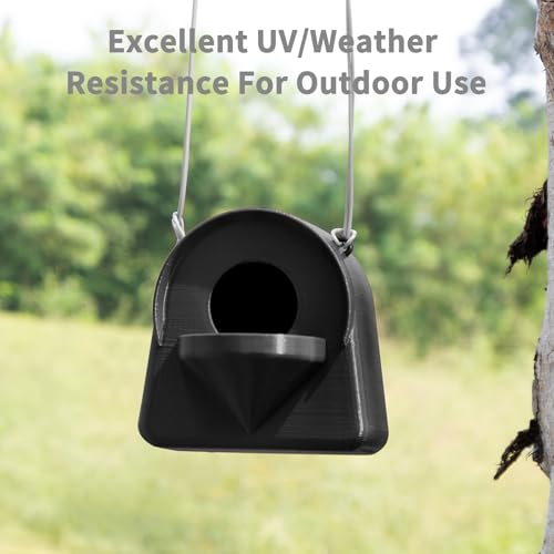 iSANMATE ASA Schwarz Filament 1.75mm, Premium Anti-UV Wetterbeständiges 3D Drucker Filament für Outdoor, Maßgenauigkeit +/- 0.02mm, 1KG Spule ASA Black Filament für 3D Drucker