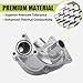 Engine Coolant Thermostat Housing Assembly Compatible with 2001-2005 Ford Explorer Sport Trac 2001-2011 Ford Ranger 2001-2008 Mazda B4000 2001 Mercury Mountaineer 4.0L V6 Gas