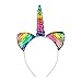 Love Sweety Unicorn Flower Crown Headband Animal Ear Headband (Cat Rainbow)