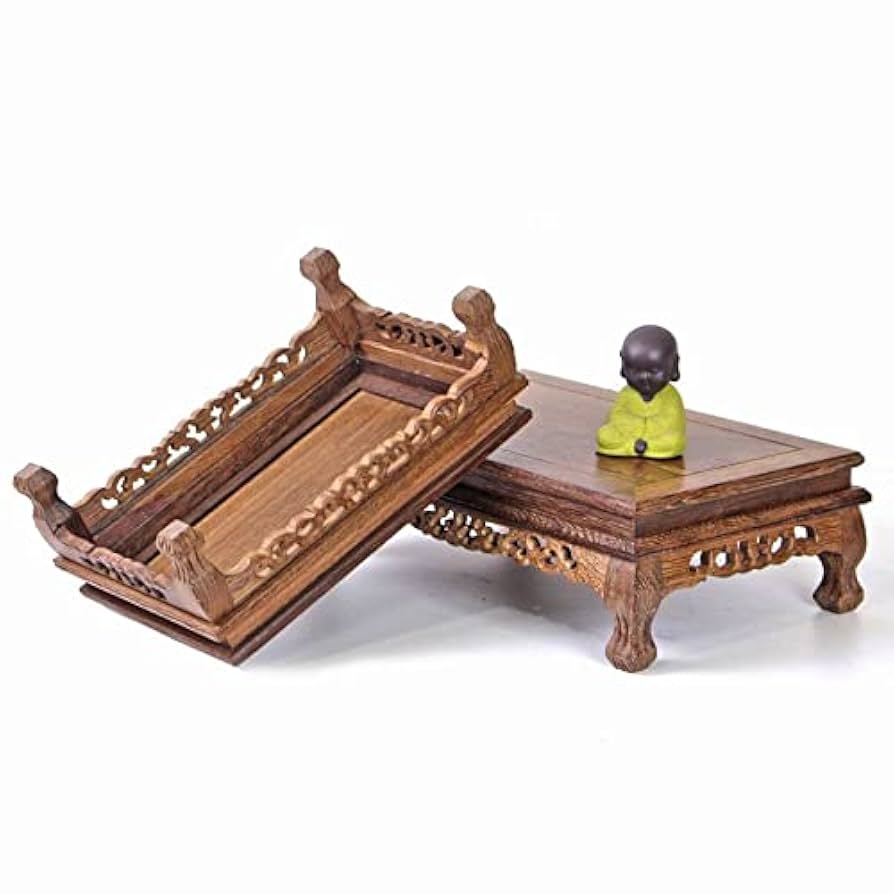 時代 黒檀 四足 花台 香台 盆栽台 仏像台 供台 時代 黒檀 四足 花台 香台 盆栽台 仏像台 供台