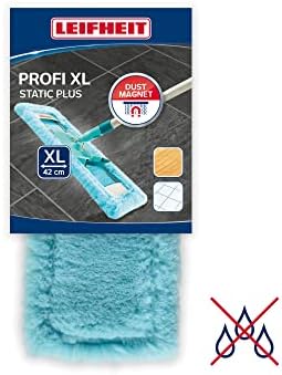 Leifheit Profi XL Mop Replacement Wiper Cover Micro Duo, Micro fibre mix for effective cleaning across all floor types, Fits all Leifheit Profi Mops, 42 cm width