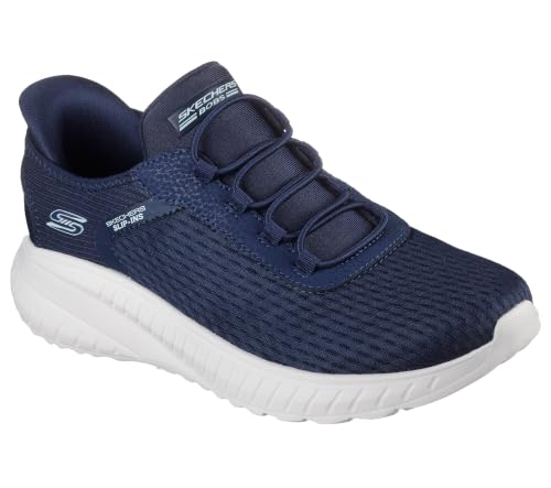 Image of Skechers Women's Hands Free Slip-ins Bobs Squad Chaos - in Color | Casual sneaker, Slip-ins, Memory Foam footbed, Heel Pillow, Flexible outsole, stretch laces - no tie fit, Machine Washable