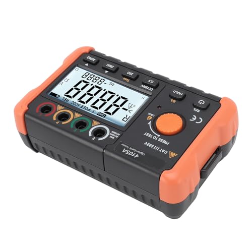 Mesure haute tension sécurisée avec le compteur de résistance au sol LCD