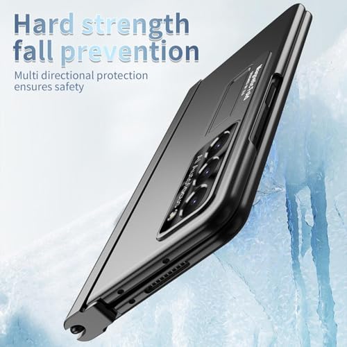 Coque pour Z Fold 3 avec charnière et protège-écran S Pen