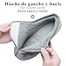Imagen de Git-up Zapatillas de Estar por Casa para Mujer Espuma de Memoria Antideslizante Invierno Cálido Cómodas Suave Algodón Pantuflas para Interiores y Exteriores Suela de goma 10