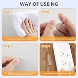 60Pcs Reusable Multifunctional Double Sided Adhesive Tape, Reusable Double Sided Tape Heavy Duty, Photo Frame Transparent Non-marking Sticky Pads, Double Sided Tape for DIY Paste Items - Image 2