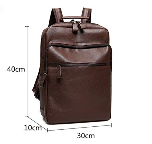 Mochila impermeable de gran capacidad con cuero sintético suave 6