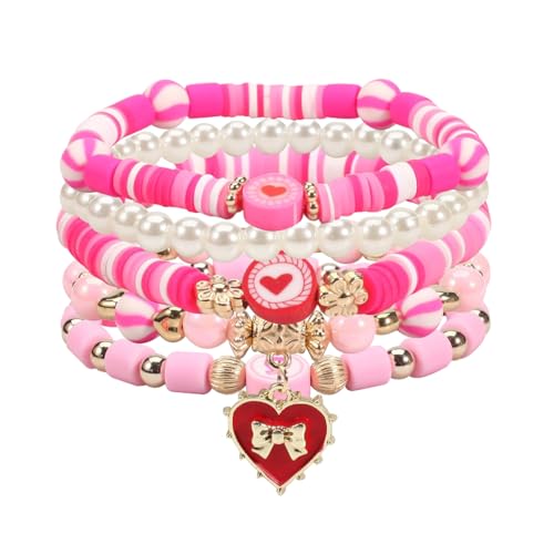 Image of SANNIDHI Crystal Bracelet for Girls Stylish Double Layer Pearl Crystal Bead Bracelets Jewelry with Cute Pendant Charm, Bracelet for Kids Women Ideal Gift for Girls