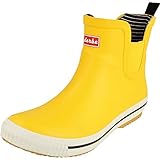 Flexible Laufsohle derbe Damen Gummistiefel Wattpuuschen Eco gelb 36