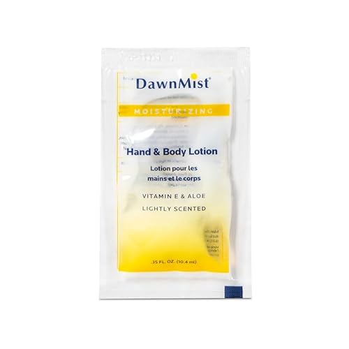 Miniatura 2 de Dukal PH10 Dawn Mist Loción para manos y cuerpo, paquete de un solo uso, 0.35 onzas, paquete de 1000