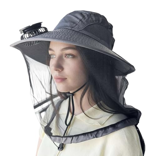 Chapeau d'extérieur avec ventilateur pour la chasse et les voyages sous le soleil