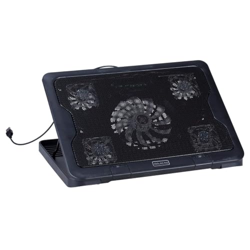 Base para laptop con ventiladores USB para enfriamiento miniatura 1