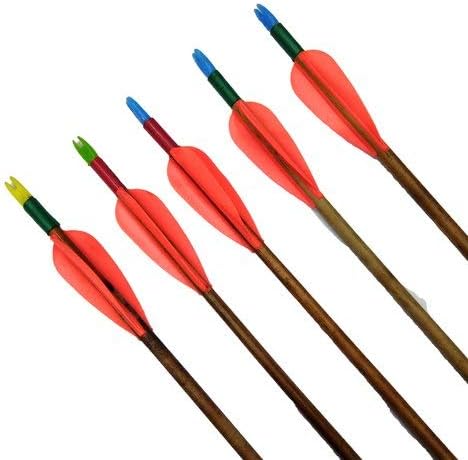Avid Archery Cane Arrows 12 Arrow for Indian Bow | Archery Manipuri Bamboo Arrow | for Competitions and Recreation