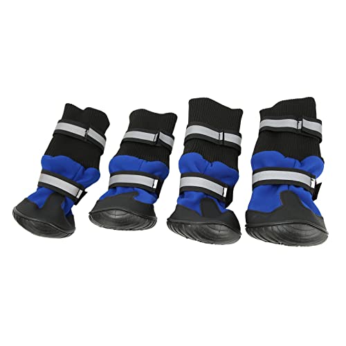 4 Peças Botas de Cachorro, Protetores de Pata de Cachorro, Protetores de Pata de Cachorro à Prova d