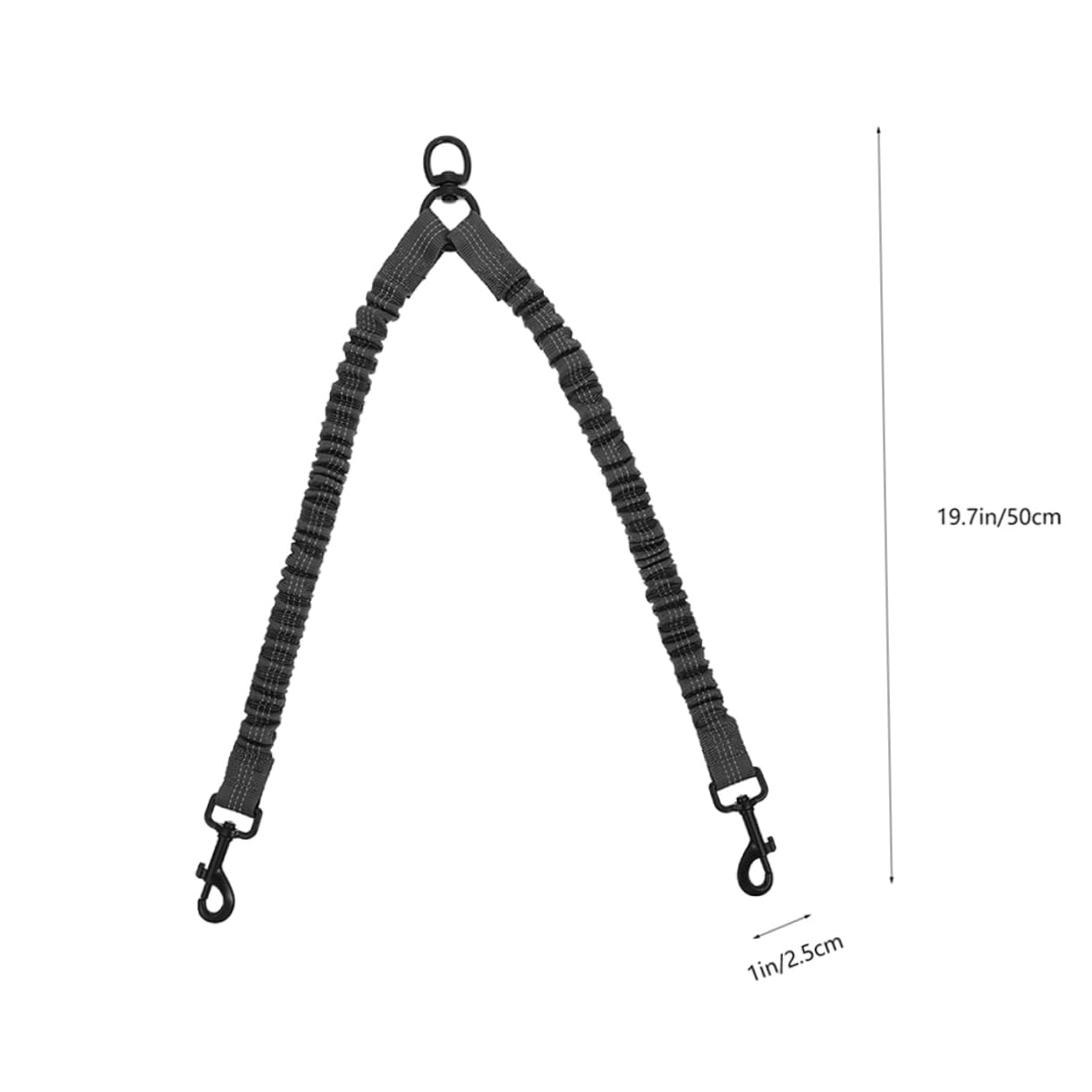 ibasenice 3pièces Laisse Double pour Chien avec Séparateur Corde De Promenade pour Animaux De Compagnie Réutilisable Et Pratique pour Déplacements