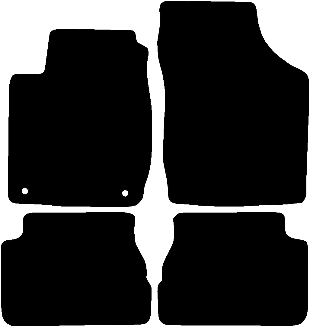 Tapis de Sol Compatible avec Kia Rio 1 2000-2003 | Qualité: Basic