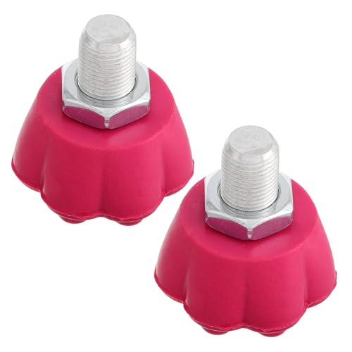 Toyvian Roller Skates Toe Stops Plugs 2pcs Rubber Toe Stops for Quad Skates Easy to Install Brakes