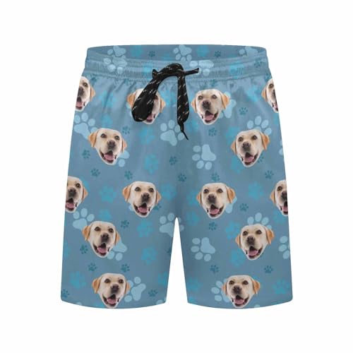 Custom Men's Swim Trunks with Faces Personalized Beach Shorts for Men Customized Swim Shorts W/Photo Summertime Gifts3