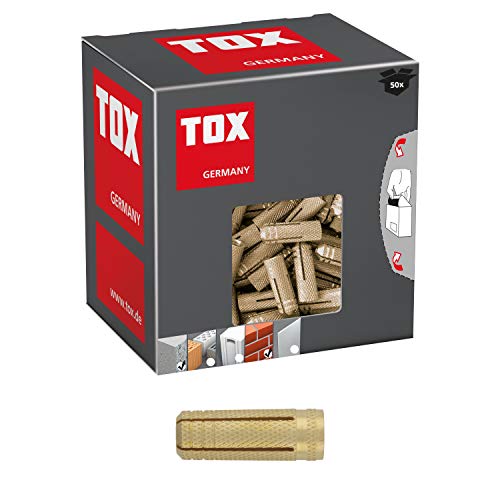 TOX Taco de expansión de latón universal Metrix M10 x 32 mm envase pequeño, 25 piezas, 026100151