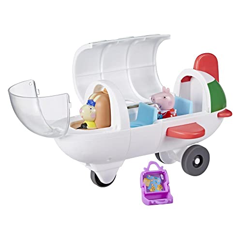 Conjunto Peppa Pig Peppa’s Adventures Avião da Peppa com Veículo, Figura e Acessório - F3557 - Hasbr