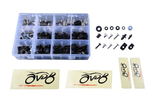 Kit visserie carénages M5 M6 remplace vis rouillées Suzuki SV 650
