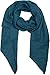Produktbild styleBREAKER Damen weicher unifarbener Web Schal in asymmetrischer Form, Winter, Stola 01017118, Farbe:Petrol