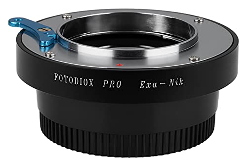 Image of Fotodiox PRO Lens Adapter Compatible with Exakta (Inner Bayonet) Lenses on Nikon F-Mount Cameras, Black