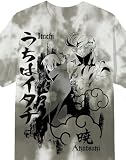 Naruto Oversize Itachi Adult Gray Wash Short Sleeve Tee -XXL
