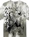 Naruto Oversize Itachi Adult Gray Wash Short Sleeve Tee -XXL