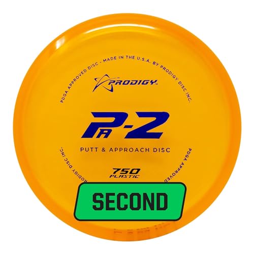 Prodigy Disc Factory Second 750 PA-2 | Stable Disc Golf Putter | Great Grip for All Conditions | Extremly Durable 750 Plastic | Perfect Disc Golf Approach Disc | Colors May Vary (170g+)