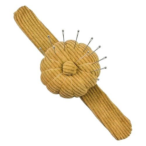 Coussin à épingles de poignet avec sangle réglable, porte-aiguille pour coussin d'aiguille à coudre pour toutes les tailles de poignet, coussins à épingles professionnels pour la , le quilting