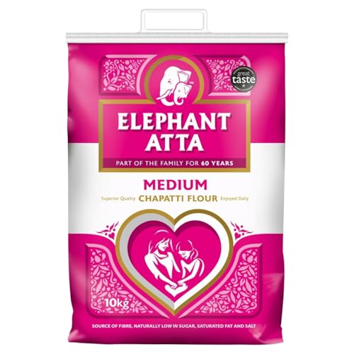 Elephant Atta Medium Chapatti Flour Atta | Medium Atta Flour | (10kg)